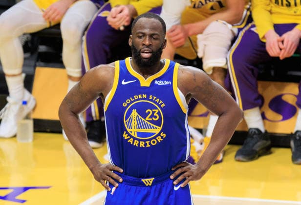 February 7, 2026, Los Angeles, California, USA: Draymond Green 23 of the Golden State Warriors during a regular season NBA, Basketball Herren, USA game against the Los Angeles Lakers on Saturday February 7, 2026 at Crypto.com Arena in Los Angeles, California. Lakers defeat Warriors, 105-99. JAVIER ROJAS PI Lakers Vs. Warriors  - ZUMAp124 20260207_zaa_p124_035 Copyright: xJavierxRojasx