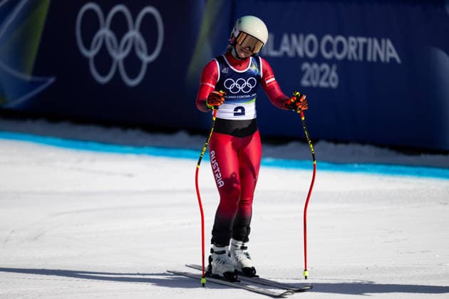 260208 Ariane Raedler of Austria reacts during women s alpine skiing downhill during day 2 of the 2026 Winter Olympics on February 8, 2026 in Cortina. Photo: Jon Olav Nesvold BILDBYRAN COP 217 JM0784 bbeng alpint alpine skiing Olympic Games, Olympische Spiele, Olympia, OS olympics winter olympics os ol olympiska spel vinter-os olympiske leker milano cortina 2026 milan cortina 2026 milano cortina 2026 olympic games milano cortina 2026 winter olympic games milano cortina-os milano cortina-ol vinter-ol störtlopp downhill dam *** 260208 Ariane Raedler of Austria reacts during women s alpine skiing downhill during day 2 of the 2026 Winter Olympics on February 8, 2026 in Cortina Photo Jon Olav Nesvold BILDBYRAN COP 217 JM0784 bbeng alpine alpine skiing olympic games olympics winter olympics os ol olympiska spel vinter os olympiske leker milano cortina 2026 milan cortina 2026 milano cortina 2026 olympic games milano cortina 2026 winter olympic games milano cortina os milano cortina ol vinter ol störtlopp downhill dam  Copyright: JONxOLAVxNESVOLD BB260208JE002