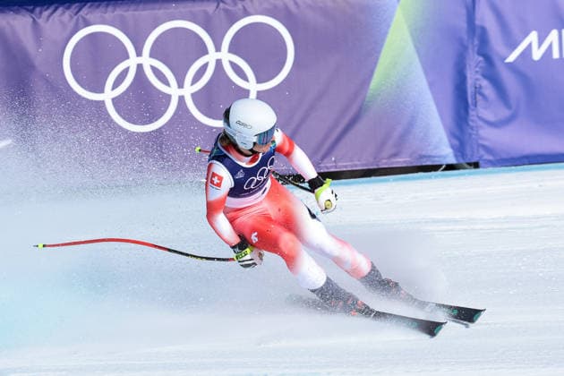 Jasmine Flury (SUI) during the Olympic Winter games, Winterspiele,Spiele, Summer games Milano-Cortina 2026, Alpine Skiing Women s Downhill on February 08, 2026 at Tofane Alpine Skiing Centre in Cortina d Ampezzo, Italy  Copyright: xLucianoxMariaxBisi IPAxSportx xipa-agency.netx xx IPA_71120271 IPA_Agency_IPA71120271
