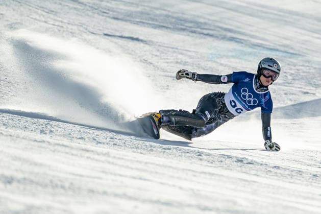 XXV Winter Olympic Games, Olympische Spiele, Olympia, OS Snowboarding - Women s Parallel Giant Slalom,Qualification, February 8, 2026, Livigno. Ester Ledecka from Czechia. (CTKxPhoto DavidxTanecek) CTKPhotoP2026020802147  CTKPhotoP2026020802147