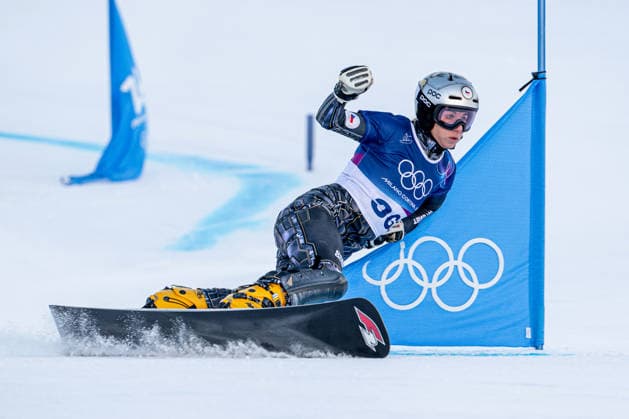 XXV Winter Olympic Games, Olympische Spiele, Olympia, OS Snowboarding - Women s Parallel Giant Slalom,Qualification, February 8, 2026, Livigno. Ester Ledecka from Czechia. (CTKxPhoto DavidxTanecek) CTKPhotoP2026020802312  CTKPhotoP2026020802312