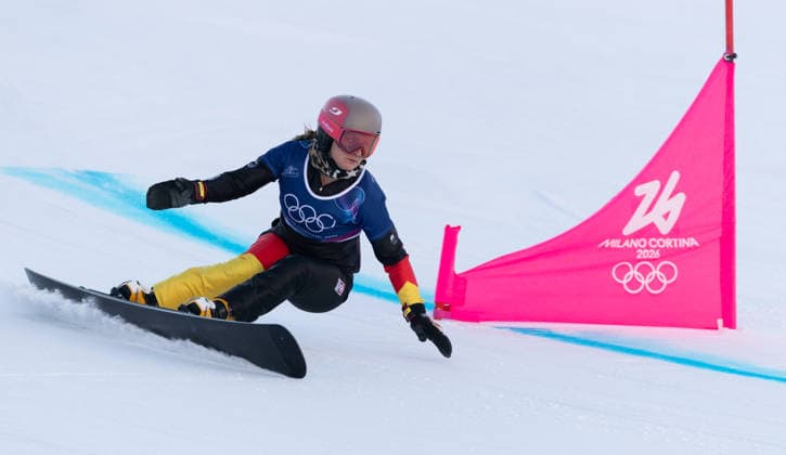 OLYMPICS - Winter Olympic Games, Olympische Spiele, Olympia, OS Milano Cortina 2026 LIVIGNO,ITALY,08.FEB.26 - OLYMPICS, SNOWBOARD - Winter Olympic Games Milano Cortina 2026, Parallel Giant Slalom, Ramona Theresia Hofmeister (GER). qualification, women, men. Image shows  GEPAxpictures xWolfgangxGrebien