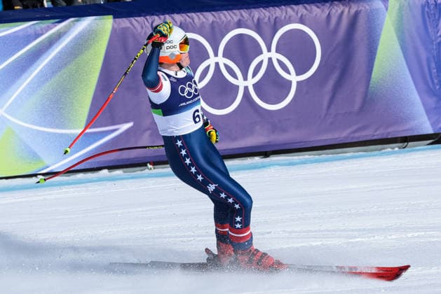GIOCHI OLIMPICI - Olimpiadi Invernali Milano-Cortina 2026 - Alpine Skiing Women s Downhill Breezy Johnson (USA) during the Olympic Winter games, Winterspiele,Spiele, Summer games Milano-Cortina 2026, Alpine Skiing Women s Downhill on February 08, 2026 at Tofane Alpine Skiing Centre in Cortina d Ampezzo, Italy Cortina D Ampezzo Italy  Copyright: xIPAxSport ABACAx