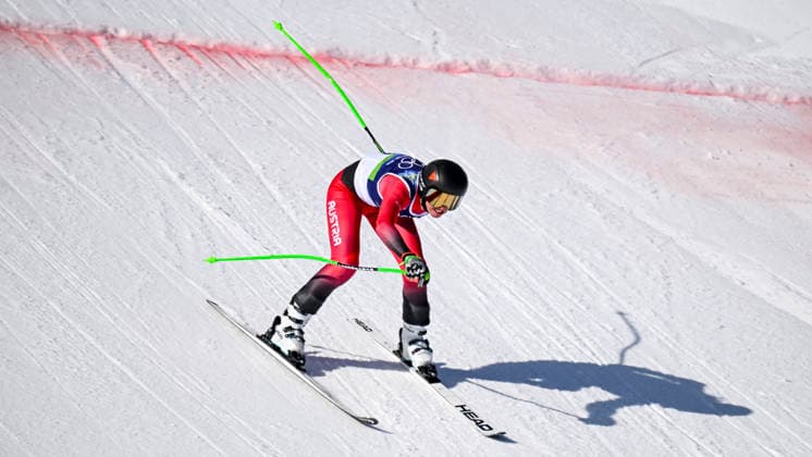 OLYMPICS - Winter Olympic Games, Olympische Spiele, Olympia, OS Milano Cortina 2026 CORTINA D AMPEZZO,ITALY,08.FEB.26 - OLYMPICS, ALPINE SKIING - Winter Olympic Games Milano Cortina 2026, downhill, women. Image shows Cornelia Huetter (AUT).  GEPAxpictures xAlexanderxSolc
