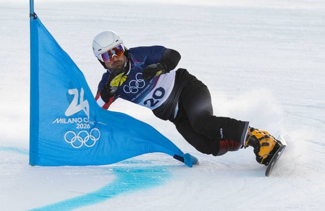 OLYMPICS - Winter Olympic Games, Olympische Spiele, Olympia, OS Milano Cortina 2026 LIVIGNO,ITALY,08.FEB.26 - OLYMPICS, SNOWBOARD - Winter Olympic Games Milano Cortina 2026, Parallel Giant Slalom, Alexander Payer (AUT). qualification, women, men. Image shows  GEPAxpictures xWolfgangxGrebien