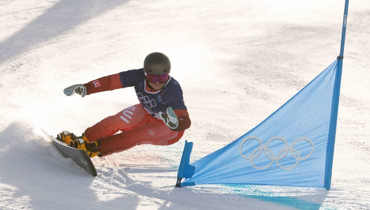 OLYMPICS - Winter Olympic Games, Olympische Spiele, Olympia, OS Milano Cortina 2026 LIVIGNO,ITALY,08.FEB.26 - OLYMPICS, SNOWBOARD - Winter Olympic Games Milano Cortina 2026, Parallel Giant Slalom, Dario Caviezel (SUI). qualification, women, men. Image shows  GEPAxpictures xWolfgangxGrebien