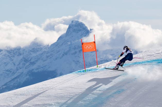 260208 Lindsey Vonn of USA competes in women s alpine skiing downhill during day 2 of the 2026 Winter Olympics on February 8, 2026 in Cortina. Photo: Joel Marklund BILDBYRAN kod JM JM0784 bbeng alpint alpine skiing Olympic Games, Olympische Spiele, Olympia, OS olympics winter olympics os ol olympiska spel vinter-os olympiske leker milano cortina 2026 milan cortina 2026 milano cortina 2026 olympic games milano cortina 2026 winter olympic games milano cortina-os milano cortina-ol vinter-ol störtlopp downhill dam *** 260208 Lindsey Vonn of USA competes in women s alpine skiing downhill during day 2 of the 2026 Winter Olympics on February 8, 2026 in Cortina Photo Joel Marklund BILDBYRAN kod JM JM0784 bbeng alpine alpine skiing olympic games olympics winter olympics os ol olympiska spel vinter os olympiske leker milano cortina 2026 milan cortina 2026 milano cortina 2026 olympic games milano cortina 2026 winter olympic games milano cortina os milano cortina ol vinter ol störtlopp downhill dam  Copyright: JOELxMARKLUND BB260208JM021