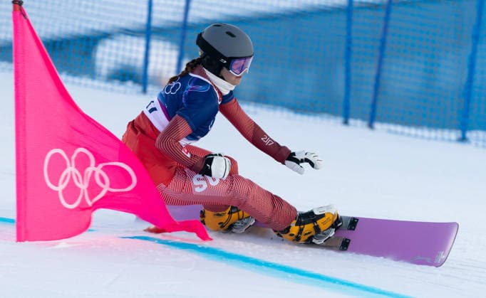 OLYMPICS - Winter Olympic Games, Olympische Spiele, Olympia, OS Milano Cortina 2026 LIVIGNO,ITALY,08.FEB.26 - OLYMPICS, SNOWBOARD - Winter Olympic Games Milano Cortina 2026, Parallel Giant Slalom, Flurina Neva Baetschi (SUI). qualification, women, men. Image shows  GEPAxpictures xWolfgangxGrebien