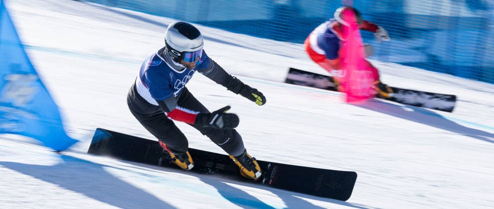 OLYMPICS - Winter Olympic Games, Olympische Spiele, Olympia, OS Milano Cortina 2026 LIVIGNO,ITALY,08.FEB.26 - OLYMPICS, SNOWBOARD - Winter Olympic Games Milano Cortina 2026, Parallel Giant Slalom, Benjamin Karl (AUT). qualification, women, men. Image shows  GEPAxpictures xWolfgangxGrebien