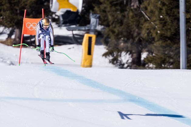 CORTINA, ITALY - FEBRUARY 8: Kira Weidle-Winkelmann (Germany) during the Alpine Skiing Women™s Downhill at the Milano Cortina 2026 Olympics at Tofane Alpine Skiing Centre on day 3 of the Milano Cortina 2026 Olympics on February 8, 2026 in Cortina, Italy. Editorial use only. Venezia Italy Copyright: xSteffiexWunderlx