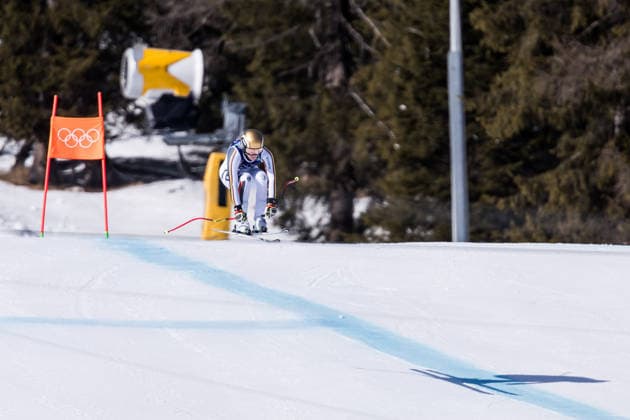 CORTINA, ITALY - FEBRUARY 8: Emma Aicher (Germany) during the Alpine Skiing Women™s Downhill at the Milano Cortina 2026 Olympics at Tofane Alpine Skiing Centre on day 3 of the Milano Cortina 2026 Olympics on February 8, 2026 in Cortina, Italy. Editorial use only. Venezia Italy Copyright: xSteffiexWunderlx