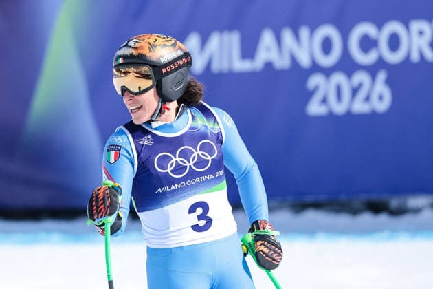 GIOCHI OLIMPICI - Olimpiadi Invernali Milano-Cortina 2026 - Alpine Skiing Women s Downhill Federica Brignone (ITA) during the Olympic Winter games, Winterspiele,Spiele, Summer games Milano-Cortina 2026, Alpine Skiing Women s Downhill on February 08, 2026 at Tofane Alpine Skiing Centre in Cortina d Ampezzo, Italy Cortina D Ampezzo Italy  Copyright: xIPAxSport ABACAx