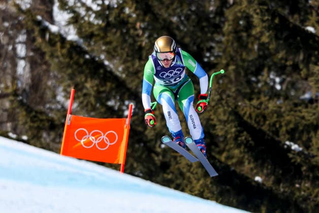 OLYMPICS - Winter Olympic Games, Olympische Spiele, Olympia, OS Milano Cortina 2026 CORTINA D AMPEZZO,ITALY,08.FEB.26 - OLYMPICS, ALPINE SKIING - Winter Olympic Games Milano Cortina 2026, downhill, women. Image shows Ilka Stuhec (SLO).  GEPAxpictures xMaticxKlansek