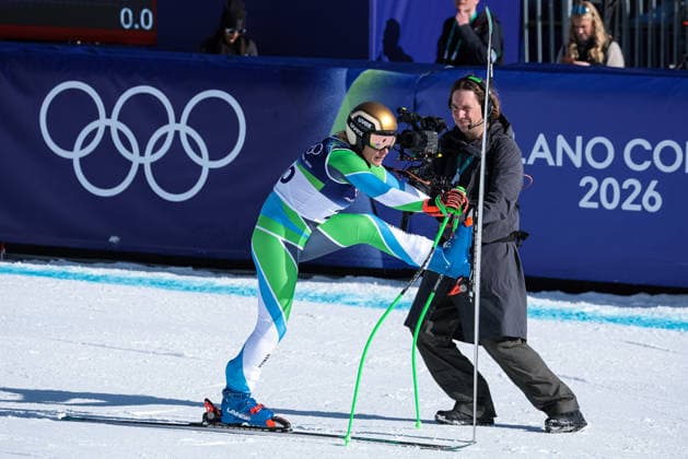 Ilka Stuhec (SLO) during the Olympic Winter games, Winterspiele,Spiele, Summer games Milano-Cortina 2026, Alpine Skiing Women s Downhill on February 08, 2026 at Tofane Alpine Skiing Centre in Cortina d Ampezzo, Italy  Copyright: xLucianoxMariaxBisi IPAxSportx xipa-agency.netx xx IPA_71123354 IPA_Agency_IPA71123354