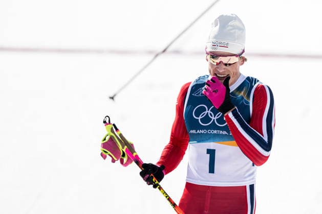 260208 Johannes Hosflot Klaebo of Norway celebrates after the men s 20 km cross-country skiing skiathlon during day 2 of the 2026 Winter Olympics on February 8, 2026 in Val di Fiemme. Photo: Maxim Thore BILDBYRAN kod MT MT0964 skidor cross-country skiing langrenn Olympic Games, Olympische Spiele, Olympia, OS olympics winter olympics os ol olympiska spel vinter-os olympiske leker milano cortina 2026 milan cortina 2026 milano cortina 2026 olympic games milano cortina 2026 winter olympic games milano cortina-os milano cortina-ol vinter-ol 2 bbeng herr skiathlon jubel norge *** 260208 Johannes Hosflot Klaebo of Norway celebrates after the men s 20 km cross country skiing skiathlon during day 2 of the 2026 Winter Olympics on February 8, 2026 in Val di Fiemme Photo Maxim Thore BILDBYRAN kod MT MT0964 skidor cross country skiing langrenn olympic games olympics winter olympics os ol olympiska spel vinter os olympiske leker milano cortina 2026 milan cortina 2026 milano cortina 2026 olympic games milano cortina 2026 winter olympic games milano cortina os milano cortina ol vinter ol 2 bbeng herr skiathlon jubel norge  Copyright: MAXIMxTHORE BB260208MT047