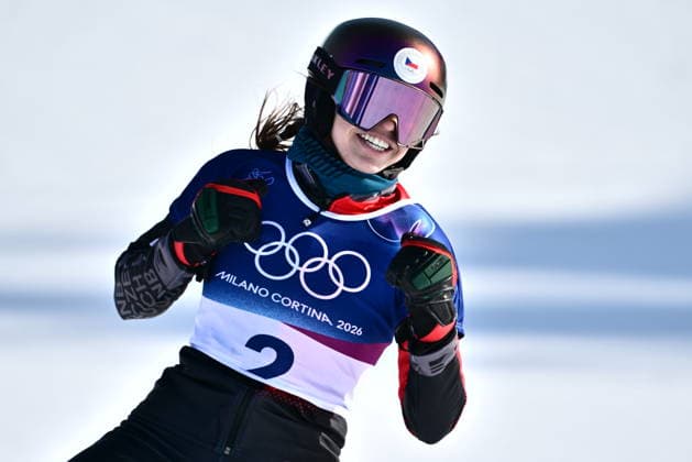 XXV Winter Olympic Games, Olympische Spiele, Olympia, OS Snowboarding - Women s Parallel Giant Slalom,1 8 Finals, February 8, 2026, Livigno. Zuzana Maderova from Czechia. (CTKxPhoto DavidxTanecek) CTKPhotoP2026020803628  CTKPhotoP2026020803628