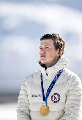 260208 Johannes Hosflot Klaebo of Norway celebrates on the podium after the men s 20 km cross-country skiing skiathlon during day 2 of the 2026 Winter Olympics on February 8, 2026 in Val di Fiemme. Photo: Maxim Thore BILDBYRAN kod MT MT0964 skidor cross-country skiing langrenn Olympic Games, Olympische Spiele, Olympia, OS olympics winter olympics os ol olympiska spel vinter-os olympiske leker milano cortina 2026 milan cortina 2026 milano cortina 2026 olympic games milano cortina 2026 winter olympic games milano cortina-os milano cortina-ol vinter-ol 2 bbeng herr skiathlon frankrike norge jubel *** 260208 Johannes Hosflot Klaebo of Norway celebrates on the podium after the men s 20 km cross country skiing skiathlon during day 2 of the 2026 Winter Olympics on February 8, 2026 in Val di Fiemme Photo Maxim Thore BILDBYRAN kod MT MT0964 skidor cross country skiing langrenn olympic games olympics winter olympics os ol olympiska spel vinter os olympiske leker milano cortina 2026 milan cortina 2026 milano cortina 2026 olympic games milano cortina 2026 winter olympic games milano cortina os milano cortina ol vinter ol 2 bbeng herr skiathlon frankrike norge jubel  Copyright: MAXIMxTHORE BB260208MT057