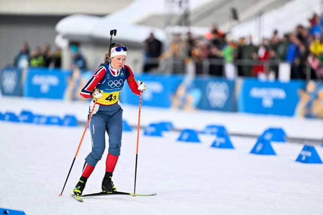 ANTERSELVA, ITALY 20260208 Norway s Karoline Offigstad Knotten warms up for the mixed 4x6 km biathlon relay at the Winter Olympics in Anterselva, Italy. ANTERSELVA ITALY x10050x *** ANTERSELVA, ITALY 20260208 Norways Karoline Offigstad Knotten warms up for the mixed 4x6 km biathlon relay at the Winter Olympics in Anterselva, Italy ANTERSELVA ITALY x10050x  Copyright: xPontusxLundahl TTx 2026 OLYMPICS BIKASTING
