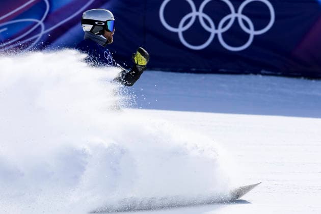 OLYMPICS - Winter Olympic Games, Olympische Spiele, Olympia, OS Milano Cortina 2026 LIVIGNO,ITALY,08.FEB.26 - OLYMPICS, SNOWBOARD - Winter Olympic Games Milano Cortina 2026, Parallel Giant Slalom, final, women, men. Image shows Benjamin Karl (AUT).  GEPAxpictures xWolfgangxGrebien