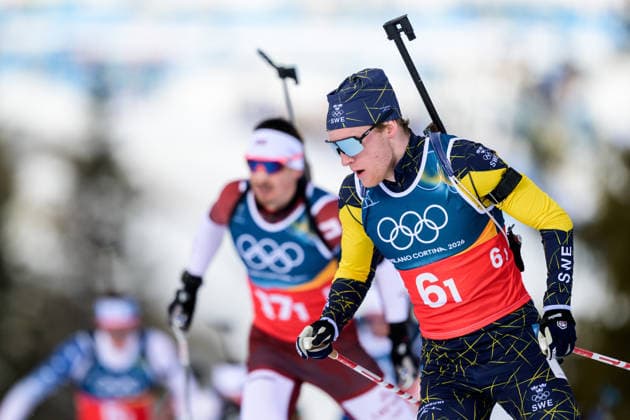 260208 Sebastian Samuelsson of Sweden competes in biathlon mixed relay during day 2 of the 2026 Winter Olympics on February 8, 2026 in Anterselva. Photo: Mathias Bergeld BILDBYRAN kod MB MB1316 skidskytte biathlon skiskyting Olympic Games, Olympische Spiele, Olympia, OS olympics winter olympics os ol olympiska spel vinter-os olympiske leker milano cortina 2026 milan cortina 2026 milano cortina 2026 olympic games milano cortina 2026 winter olympic games milano cortina-os milano cortina-ol vinter-ol 2 bbeng mixed relay stafett mixedstafett sverige *** 260208 Sebastian Samuelsson of Sweden competes in biathlon mixed relay during day 2 of the 2026 Winter Olympics on February 8, 2026 in Anterselva Photo Mathias Bergeld BILDBYRAN code MB MB1316 biathlon biathlon biathlon olympic games olympics olympics winter olympics os ol olympiska spel vinter os olympiske leker milano cortina 2026 milan cortina 2026 milano cortina 2026 olympic games milano cortina 2026 winter olympic games milano cortina os milano cortina ol vinter ol 2 bbeng mixed relay relay mixedstafett sverige  Copyright: MATHIASxBERGELD BB260208MB020