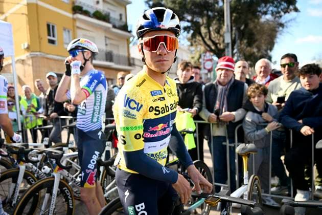Tour of Valencia 2026 Stage 5 VALENCIA, SPAIN - FEBRUARY 08 : Evenepoel Remco (BEL) of Red Bull BORA Hansgrohe during stage 5 of the 77th edition of Volta a la Comunitat Valenciana an UCI ProSeries 2.Pro cycling road race stage for Men Elite of 93.8 km with start in Betera and finish in Valencia on February 8, 2026 in Valencia, Spain, 08 02 2026 Valencia Spain  Copyright: xVincentxKalutx