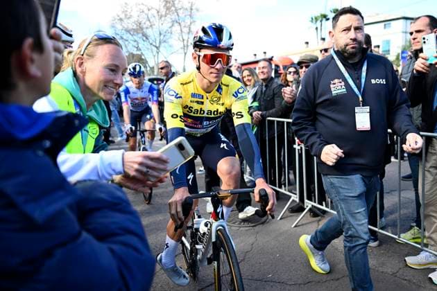 Tour of Valencia 2026 Stage 5 VALENCIA, SPAIN - FEBRUARY 08 : Evenepoel Remco (BEL) of Red Bull BORA Hansgrohe during stage 5 of the 77th edition of Volta a la Comunitat Valenciana an UCI ProSeries 2.Pro cycling road race stage for Men Elite of 93.8 km with start in Betera and finish in Valencia on February 8, 2026 in Valencia, Spain, 08 02 2026 Valencia Spain  Copyright: xVincentxKalutx