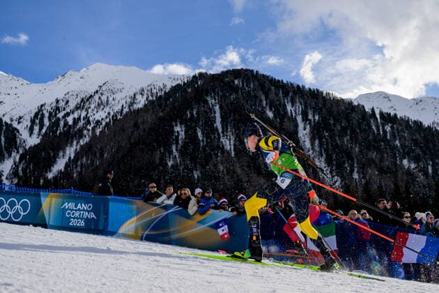 260208 Martin Ponsiluoma of Sweden competes in biathlon mixed relay during day 2 of the 2026 Winter Olympics on February 8, 2026 in Anterselva. Photo: Mathias Bergeld BILDBYRAN kod MB MB1316 skidskytte biathlon skiskyting Olympic Games, Olympische Spiele, Olympia, OS olympics winter olympics os ol olympiska spel vinter-os olympiske leker milano cortina 2026 milan cortina 2026 milano cortina 2026 olympic games milano cortina 2026 winter olympic games milano cortina-os milano cortina-ol vinter-ol 2 bbeng mixed relay stafett mixedstafett sverige *** 260208 Martin Ponsiluoma of Sweden competes in biathlon mixed relay during day 2 of the 2026 Winter Olympics on February 8, 2026 in Anterselva Photo Mathias Bergeld BILDBYRAN code MB MB1316 biathlon biathlon biathlon olympic games olympics olympics winter olympics os ol olympiska spel vinter os olympiske leker milano cortina 2026 milan cortina 2026 milano cortina 2026 olympic games milano cortina 2026 winter olympic games milano cortina os milano cortina ol vinter ol 2 bbeng mixed relay relay mixedstafett sverige  Copyright: MATHIASxBERGELD BB260208MB025