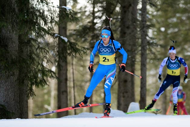 260208 Dorothea Wierer of Italy competes in biathlon mixed relay during day 2 of the 2026 Winter Olympics on February 8, 2026 in Anterselva. Photo: Mathias Bergeld BILDBYRAN kod MB MB1316 skidskytte biathlon skiskyting Olympic Games, Olympische Spiele, Olympia, OS olympics winter olympics os ol olympiska spel vinter-os olympiske leker milano cortina 2026 milan cortina 2026 milano cortina 2026 olympic games milano cortina 2026 winter olympic games milano cortina-os milano cortina-ol vinter-ol 2 bbeng mixed relay stafett mixedstafett italien *** 260208 Dorothea Wierer of Italy competes in biathlon mixed relay during day 2 of the 2026 Winter Olympics on February 8, 2026 in Anterselva Photo Mathias Bergeld BILDBYRAN code MB MB1316 biathlon biathlon biathlon olympic games olympics olympics winter olympics os ol olympiska spel vinter os olympiske leker milano cortina 2026 milan cortina 2026 milano cortina 2026 olympic games milano cortina 2026 winter olympic games milano cortina os milano cortina ol vinter ol 2 bbeng mixed relay relay mixedstafett italien  Copyright: MATHIASxBERGELD BB260208MB033