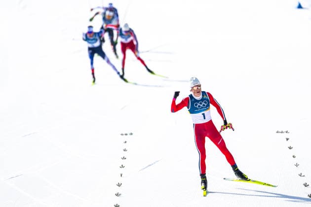 260208 Johannes Hosflot Klaebo of Norway celebrates as he is about to win the men s 20 km cross-country skiing skiathlon during day 2 of the 2026 Winter Olympics during day 2 of the 2026 Winter Olympics on February 8, 2026 in Val di Fiemme. Photo: Maxim ThorÃ BILDBYRAN kod MT MT0964 skidor cross-country skiing langrenn Olympic Games, Olympische Spiele, Olympia, OS olympics winter olympics os ol olympiska spel vinter-os olympiske leker milano cortina 2026 milan cortina 2026 milano cortina 2026 olympic games milano cortina 2026 winter olympic games milano cortina-os milano cortina-ol vinter-ol 2 bbeng herr skiathlon norge jubel *** 260208 Johannes Hosflot Klaebo of Norway celebrates as he is about to win the men s 20 km cross country skiing skiathlon during day 2 of the 2026 Winter Olympics during day 2 of the 2026 Winter Olympics on February 8, 2026 in Val di Fiemme Photo Maxim ThorÃ BILDBYRAN kod MT MT0964 skidor cross country skiing langrenn olympic games olympics winter olympics os ol olympiska spel vinter os olympiske leker milano cortina 2026 milan cortina 2026 milano cortina 2026 olympic games milano cortina 2026 winter olympic games milano cortina os milano cortina ol vinter ol 2 bbeng herr skiathlon norge jubel  Copyright: MAXIMxTHORE BB260208MT085