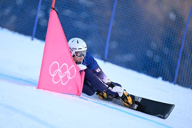 Masaki Shiba (JPN), FEBRUARY 8, 2026 - Snowboarding : Men s Parallel Giant Slalom Qualification during the Milano Cortina 2026 Olympic Winter games, Winterspiele,Spiele, Summer games at Livigno Snow Park in Livigno, Italy.  aflo_318944862