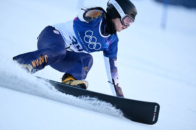 Tomoka Takeuchi (JPN), FEBRUARY 8, 2026 - Snowboarding : Women s Parallel Giant Slalom Qualification during the Milano Cortina 2026 Olympic Winter games, Winterspiele,Spiele, Summer games at Livigno Snow Park in Livigno, Italy.  aflo_318945051