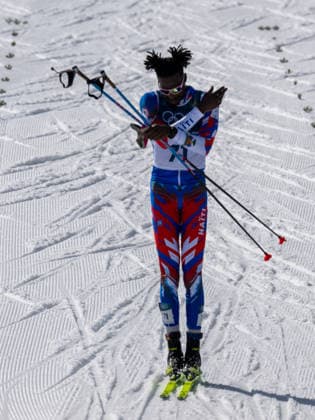 OLYMPICS - Winter Olympic Games, Olympische Spiele, Olympia, OS Milano Cortina 2026 VAL DI FIEMME,ITALY,08.FEB.26 - OLYMPICS, CROSS COUNTRY SKIING - Winter Olympic Games Milano Cortina 2026, 10km, 10km Skiathlon, men. Image shows Stevenson Savart (HAI).  GEPAxpictures xOliverxLerch