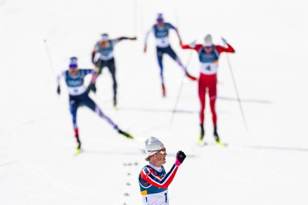 260208 Johannes Hosflot Klaebo of Norway celebrates as he is about to win the men s 20 km cross-country skiing skiathlon during day 2 of the 2026 Winter Olympics during day 2 of the 2026 Winter Olympics on February 8, 2026 in Val di Fiemme. Photo: Maxim ThorÃ BILDBYRAN kod MT MT0964 skidor cross-country skiing langrenn Olympic Games, Olympische Spiele, Olympia, OS olympics winter olympics os ol olympiska spel vinter-os olympiske leker milano cortina 2026 milan cortina 2026 milano cortina 2026 olympic games milano cortina 2026 winter olympic games milano cortina-os milano cortina-ol vinter-ol 2 bbeng herr skiathlon norge jubel *** 260208 Johannes Hosflot Klaebo of Norway celebrates as he is about to win the men s 20 km cross country skiing skiathlon during day 2 of the 2026 Winter Olympics during day 2 of the 2026 Winter Olympics on February 8, 2026 in Val di Fiemme Photo Maxim ThorÃ BILDBYRAN kod MT MT0964 skidor cross country skiing langrenn olympic games olympics winter olympics os ol olympiska spel vinter os olympiske leker milano cortina 2026 milan cortina 2026 milano cortina 2026 olympic games milano cortina 2026 winter olympic games milano cortina os milano cortina ol vinter ol 2 bbeng herr skiathlon norge jubel  Copyright: MAXIMxTHORE BB260208MT089