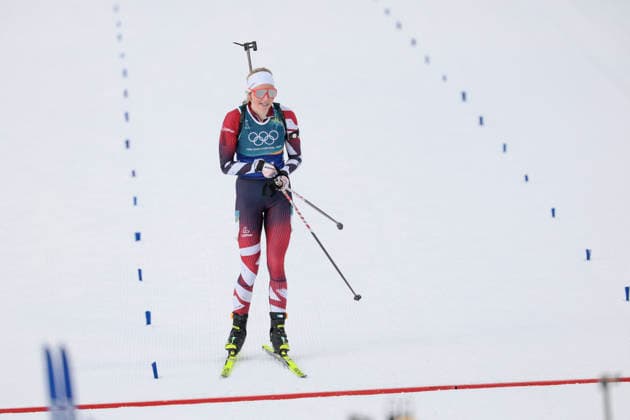 OLYMPICS - Winter Olympic Games, Olympische Spiele, Olympia, OS Milano Cortina 2026 ANTHOLZ,ITALY,08.FEB.26 - OLYMPICS, BIATHLON - Winter Olympic Games Milano Cortina 2026, mixed relay, 4x6km. Image shows Lisa Hauser (AUT)  GEPAxpictures xMatthiasxTrinkl