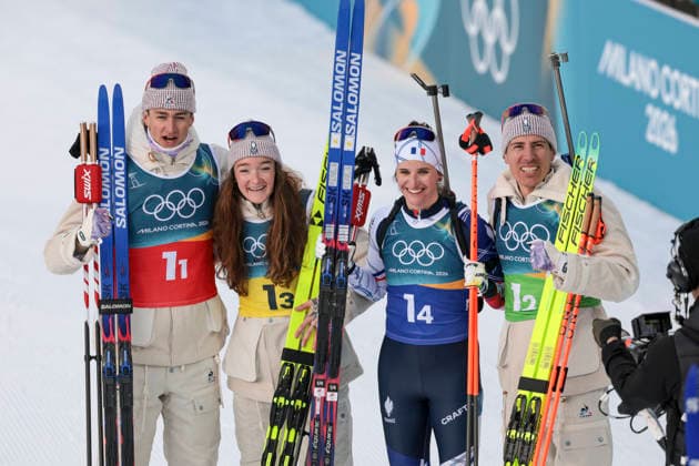 OLYMPICS - Winter Olympic Games, Olympische Spiele, Olympia, OS Milano Cortina 2026 ANTHOLZ,ITALY,08.FEB.26 - OLYMPICS, BIATHLON - Winter Olympic Games Milano Cortina 2026, mixed relay, 4x6km. Image shows  GEPAxpictures xMatthiasxTrinkl