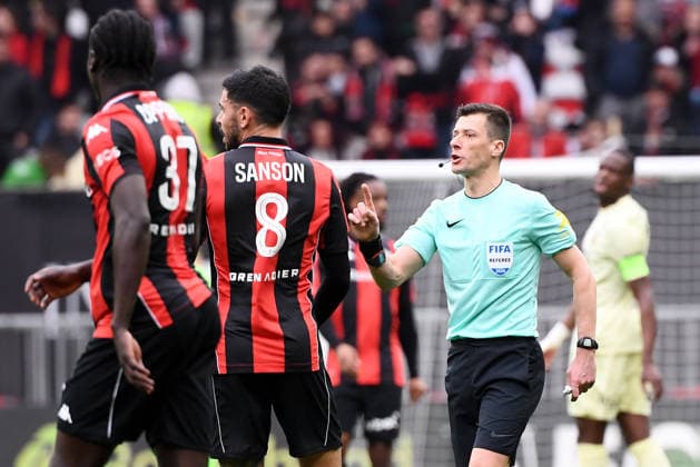 OGC Nice v AS Monaco FC - Ligue 1 McDonald s 2025 2026 Benoit BASTIEN (ARBITRE) during the Ligue 1 McDonald s match between OGC Nice and AS Monaco FC at Allianz Riviera on February 8, 2026 in Nice, France. Nice France  Copyright: xFEPx 776348278