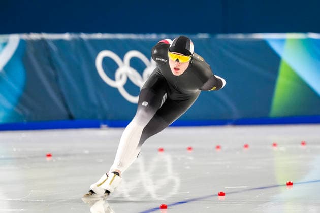2026-02-08 - Milano Cortina 2026 Winter Olympics 5000m Men MILAN, ITALY - FEBRUARY 8: Gabriel Gross of Germany during the 5000m Men on day 3 of the Milano Cortina 2026 Winter Olympics at the Milano Speed skating, Eisschnelllauf Arena on February 8, 2026 in Milan, Italy Milan Milano Speed Skating Arena Italy Content not available for redistribution in The Netherlands directly or indirectly through any third parties. Copyright: xAndrexWeeningx