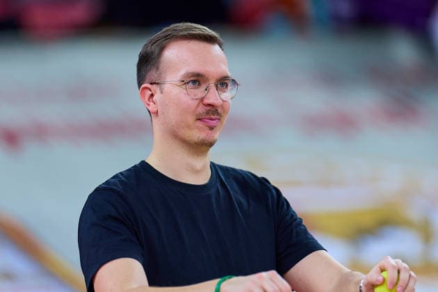 Portrait, Portraet, Freisteller von Philipp Staiger (Gladiators Trier, Assistant Coach) GER, ratiopharm ulm vs. Gladiators Trier, Basketball, 21. Spieltag, EasyCredit Bundesliga, Spielzeit 2025 2026, 08.02.2026 GER, ratiopharm ulm vs. Gladiators Trier, Basketball, 21. Spieltag, EasyCredit Bundesliga, Spielzeit 2025 2026, 08.02.2026 Neu-Ulm Copyright: xEibner-Pressefoto GeraldxOelze-dexStoppanyx EP_ODS