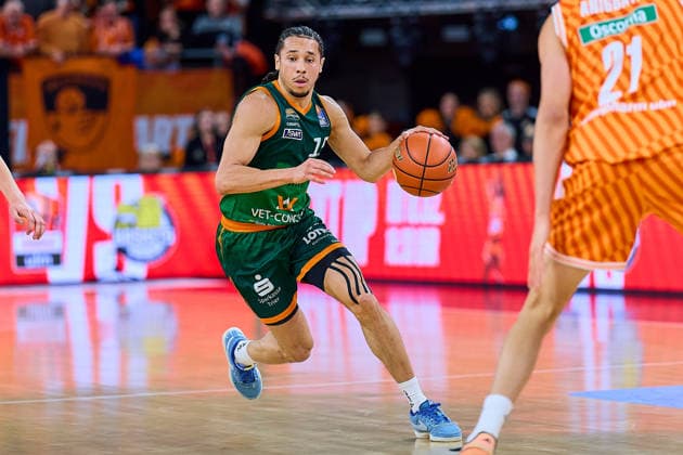 Jordan Roland (Gladiators Trier, 15) GER, ratiopharm ulm vs. Gladiators Trier, Basketball, 21. Spieltag, EasyCredit Bundesliga, Spielzeit 2025 2026, 08.02.2026 GER, ratiopharm ulm vs. Gladiators Trier, Basketball, 21. Spieltag, EasyCredit Bundesliga, Spielzeit 2025 2026, 08.02.2026 Neu-Ulm Copyright: xEibner-Pressefoto GeraldxOelze-dexStoppanyx EP_ODS
