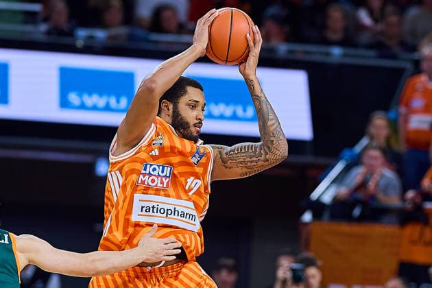 Martin Linssen (Gladiators Trier, 12) GER, ratiopharm ulm vs. Gladiators Trier, Basketball, 21. Spieltag, EasyCredit Bundesliga, Spielzeit 2025 2026, 08.02.2026 GER, ratiopharm ulm vs. Gladiators Trier, Basketball, 21. Spieltag, EasyCredit Bundesliga, Spielzeit 2025 2026, 08.02.2026 Neu-Ulm Copyright: xEibner-Pressefoto GeraldxOelze-dexStoppanyx EP_ODS