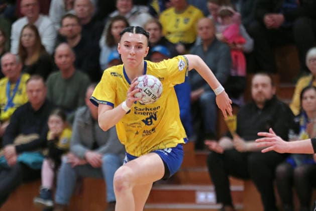 Handball, 2. Alsco HBF: HC Leipzig - Rostocker HC; 08.02.2026 Lisa Lammich (76, HC Leipzig). 2. Alsco Handball Bundesliga Frauen, HBF, Saison 2025 2026, 17. Spieltag: HC Leipzig vs. Rostocker HC am 08.02.2026 in der Sporthalle Brüderstraße Leipzig. Copyright: xBEAUTIFULxSPORTS JanxKaeferx
