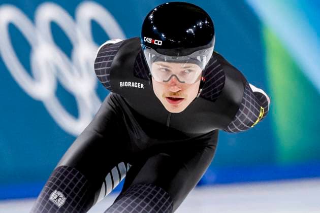 Fridtjof Petzold of Germany Men 5000m, Milano Cortina 2026 Winter Olympics: Day 2, Speed skating, Eisschnelllauf - Milano Cortina 2026 Winter Olympics: Day 2, Milano Speed Skating Stadium, February 8, 2026, Milan, Italy.