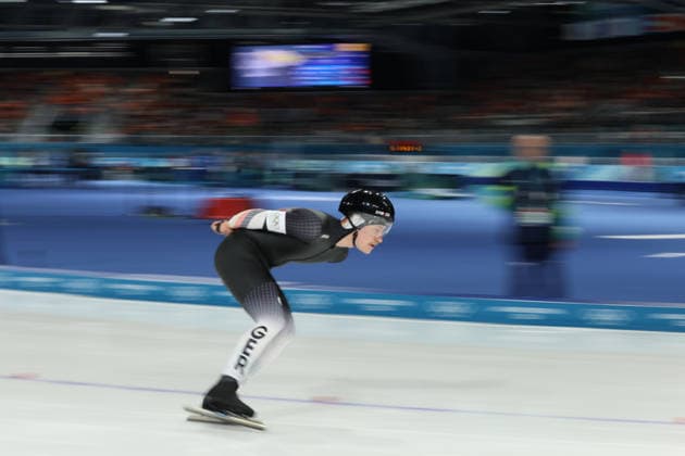 February 8, 2026, Rho, Lombardy, Italy: FRITDJOF PETZOLD of Germany in the Men s Speed skating, Eisschnelllauf 5000m at the Milano Cortina 2026 Winter Olympic Games, Olympische Spiele, Olympia, OS Rho Italy - ZUMAc179 20260208_oly_c179_004 Copyright: xMickaelxChavetx