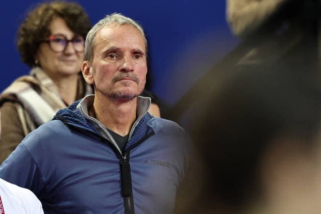 TENNIS : Finale Open Occitanie ATP, Tennis Herren 250 - 08 02 2026 FrÃ dÃ ric Fontang entraineur de Felix AUGER-ALIASSIME (CAN) lors de la finale 2026 de l™Open Occitanie ATP 250 a la Sud de France Arena de Montpellier, le 8 fevrier 2026. MontpellierFrance  Copyright: xValentinaxClaretx