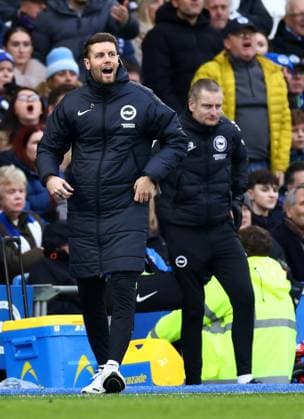 Brighton and Hove Albion Manager Fabian Hurzeler. Brighton and Hove Albion v Crystal Palace, Premier League, Football, American Express Community Stadium, Brighton, UK - 08 Feb 2026Brighton American Express Community Stadi United Kingdom EDITORIAL USE ONLY No use with unauthorised audio, video, data, fixture lists, club league logos or live services. Online in-match use limited to 120 images, no video emulation. No use in betting, games or single club league player publications. Copyright: xJamesxMarsh Shutterstockx 16524415bk