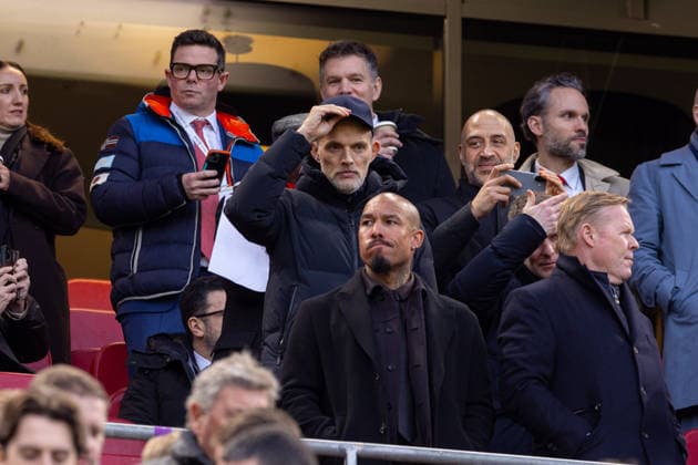 Football - FA Premier League - Liverpool FC v Manchester City FC LIVERPOOL, ENGLAND - Sunday, February 8, 2026: England head coach Thomas Tuchel before the FA Premier League match between Liverpool FC and Manchester City FC at Anfield. (Photo by David Rawcliffe Propaganda) LIVERPOOL Anfield MERSEYSIDE ENGLAND  Copyright: xDavidxRawcliffex P2026-02-08-Liverpool_Man_City-27