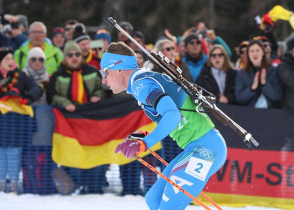 Milan Cortina 2026 Olympics, Biathlon Mixed Relay 4 x 6 km, Lukas Hofer (ITA), Anterselva, Italy, February 8, 2026. Photo Felice Calabro  Copyright: xFelicexCalabro x xipa-agency.netx xFELICExCALABRO x IPA_Agency_IPA71136350