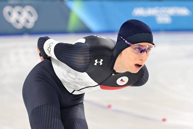 XXV Winter Olympic Games, Olympische Spiele, Olympia, OS Speed skating, Eisschnelllauf - men, 5000m, February 8, Milan. Metodej Jilek from Czech Republic competes in the race. (CTKxPhoto MichalxKamaryt) CTKPhotoP2026020805896  CTKPhotoP2026020805896