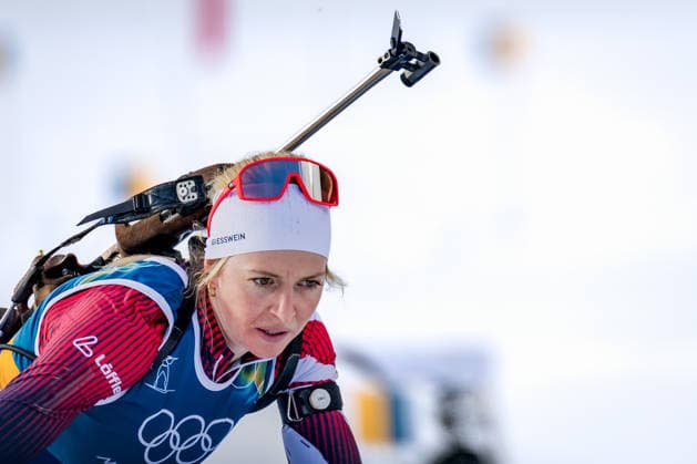 OLYMPICS - Winter Olympic Games, Olympische Spiele, Olympia, OS Milano Cortina 2026 ANTHOLZ,ITALY,08.FEB.26 - OLYMPICS, BIATHLON - Winter Olympic Games Milano Cortina 2026, mixed relay, 4x6km. Image shows Lisa Theresa Hauser (AUT).  GEPAxpictures xMatthiasxTrinkl