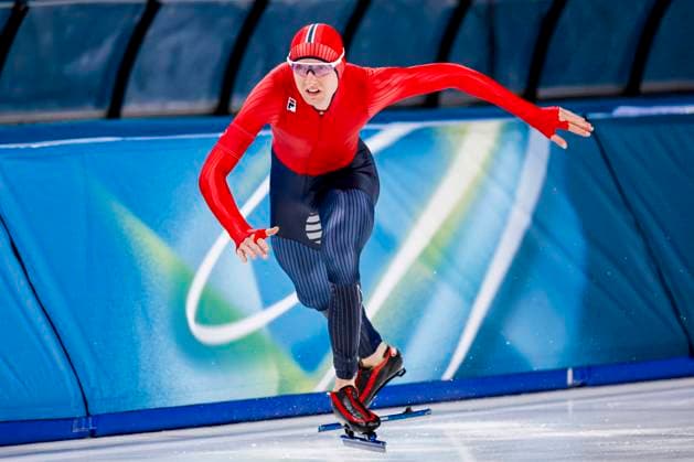 Sander Eitrem of Norway Men 5000m, Milano Cortina 2026 Winter Olympics: Day 2, Speed skating, Eisschnelllauf - Milano Cortina 2026 Winter Olympics: Day 2, Milano Speed Skating Stadium, February 8, 2026, Milan, Italy.
